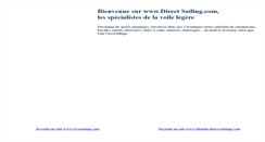 Desktop Screenshot of direct-sailing.com